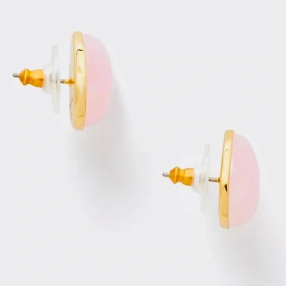 kate spade Pink Teardrop Gold-Trim Stud Earrings - Picture 4 of 7